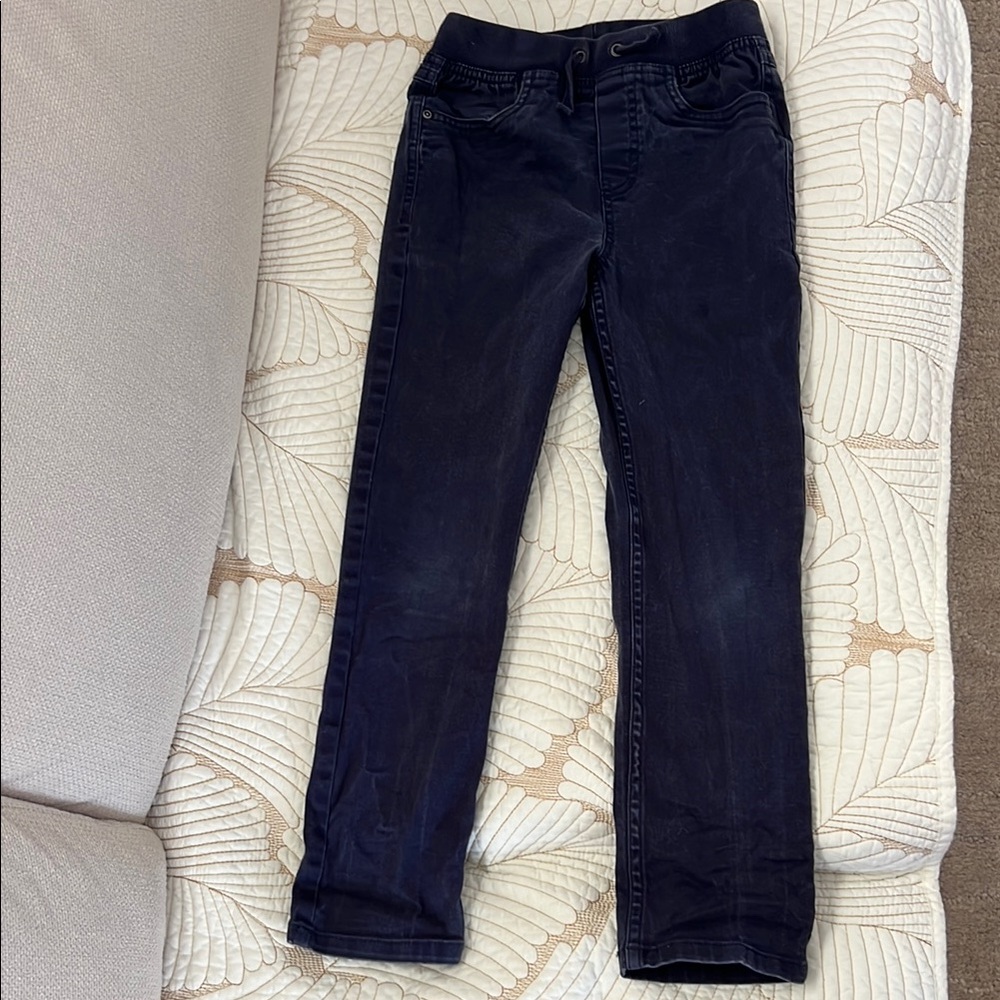 Hanna Andersson pants 6 + 8 Kids Navy pull on pants